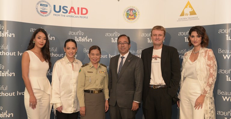 Beautiful Without Ivory Campaign Launch. Photo: Worrawut Kaenchan/USAID Wildlife Asia